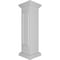 Ekena Millwork 10"W x 40"H End Newel Post with Panel, Peaked Capital & Base Trim (Installation kit included) NWL10X40EPP0B0 - alternate 8